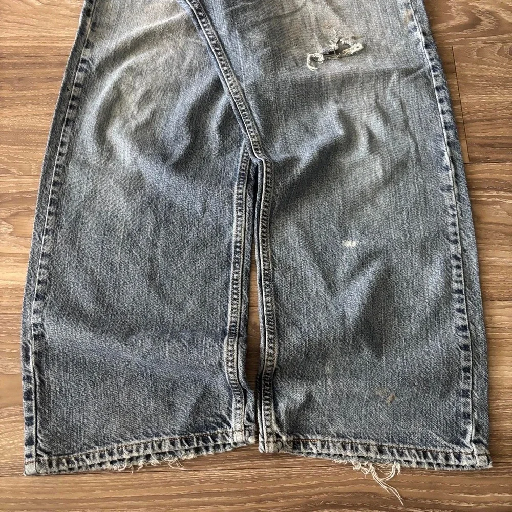 Vintage Y2K/2000s Baggy Levis 569 Faded Distressed Skater Style Denim Jeans!